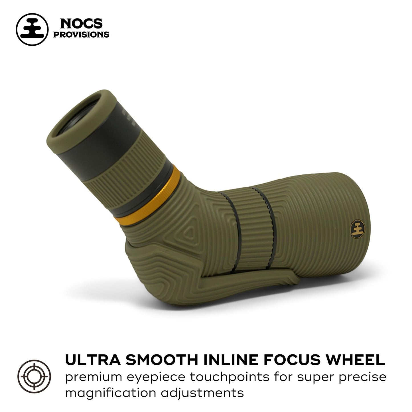 Nocs Provisions Lite View 9-27x56mm Spotting Scope – Compact, Fully Multi-Coated, Anti-Scratch Optics for Adults & Kids, Ideal for Bird Watching, Hiking, Wildlife & Outdoor Travel - Saguaro Green