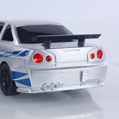 TOUCAN RC HOBBY 1/43 RC Racing Car R34 Radio Controlled High Speed Drift Vehicle 4WD RTR Mini Car 2.4G Radio Battery Gifts for Ages 14+