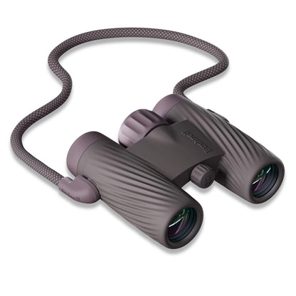 Bushnell A1 8x25 Compact Binoculars for Adults & Kids, Waterproof, Fogproof, 8X Magnification, Fully Multi-Coated Lenses & Rubber Armor - Plum Purple