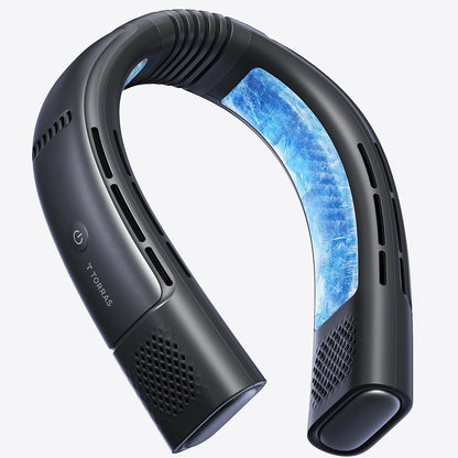TORRAS Coolify 2026 Neck Air Conditioner 2S PRO, Ice-Feel Semiconductor Cooling Neck Cooler & Personal Air Conditioner for Golf, Travel & Music Festival, Premium Gift for Father Husband Men, Black