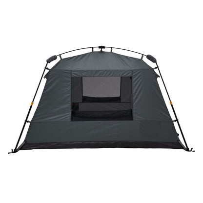Kakadu Fast Frame Tent 3P, 3 Person Camping Tent, 1-Minute Setup, Fast Frame Twin Hub Design w/Pre-Attached Poles, Stargazing-Ready, Weatherproof, w/Awning Poles, and Carry Bag