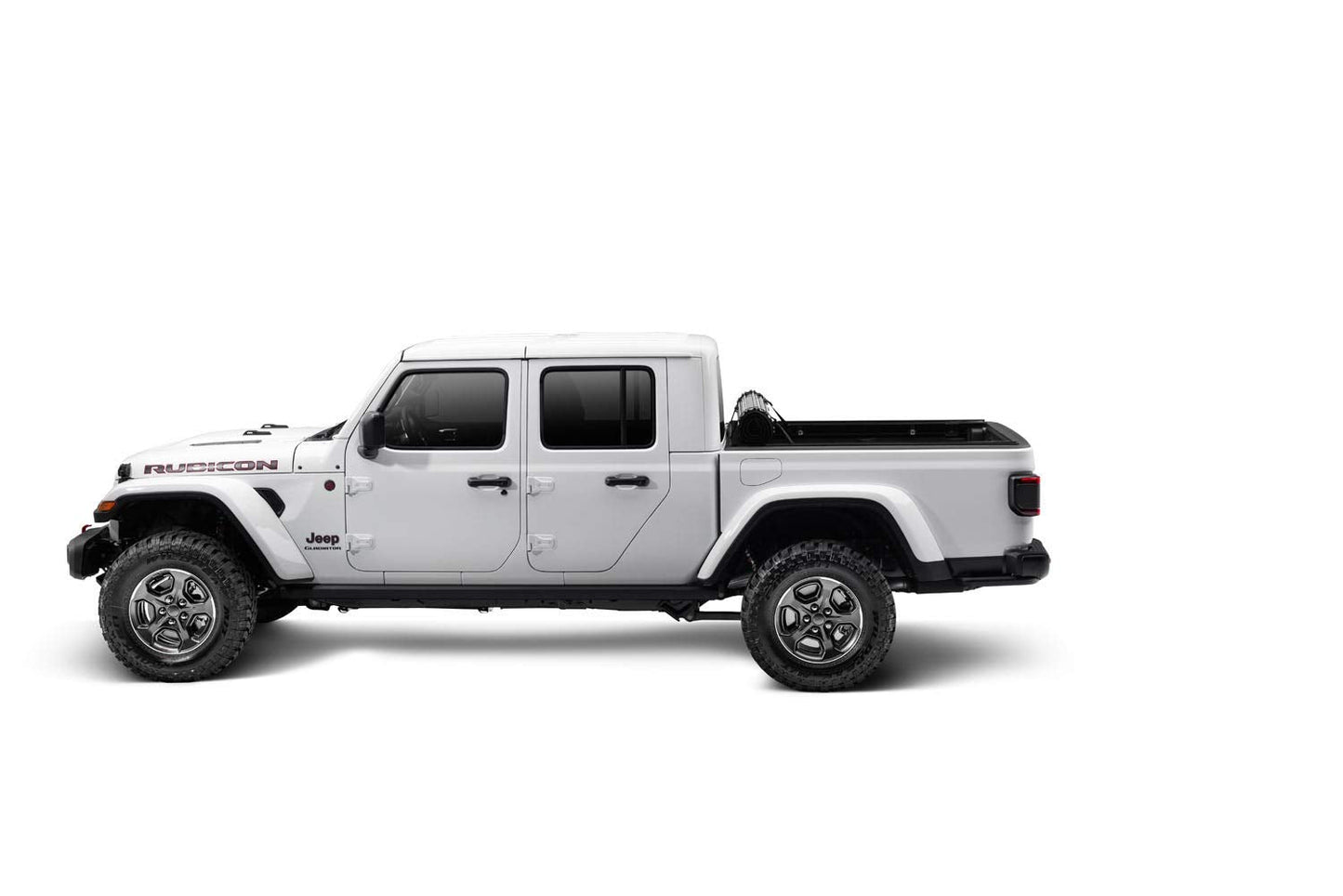 Rugged Ridge Armis Hard Rolling Tonneau Cover for Jeep Gladiator JT | Weather Resistant, Full Bed Access | 13550.23 | Fits 2020-2025 Jeep Gladiator JT with or without Trail Rails