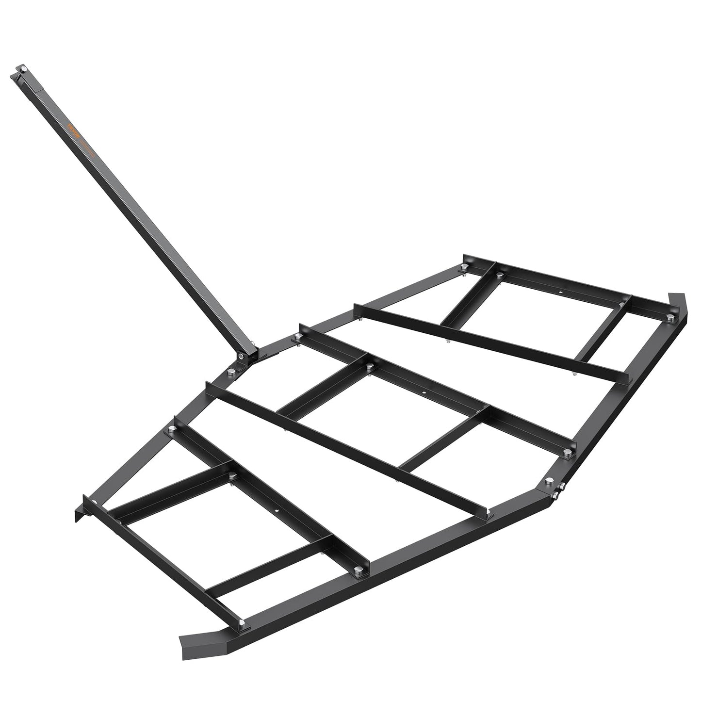 VEVOR Driveway Drag, 84" Width Tow Behind Q235 Steel Grader with Adjustable Bars, Support up to 50 lbs, for ATVs, UTVs, Garden Lawn Tractors, Black