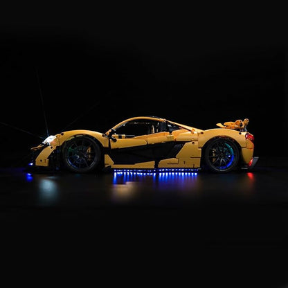 Upgraded Led Light Kit for Lego McLaren P1 Building Set Compatible with Lego 42172 Gift Idea for Adult Builders and Fans(Model Not Included)