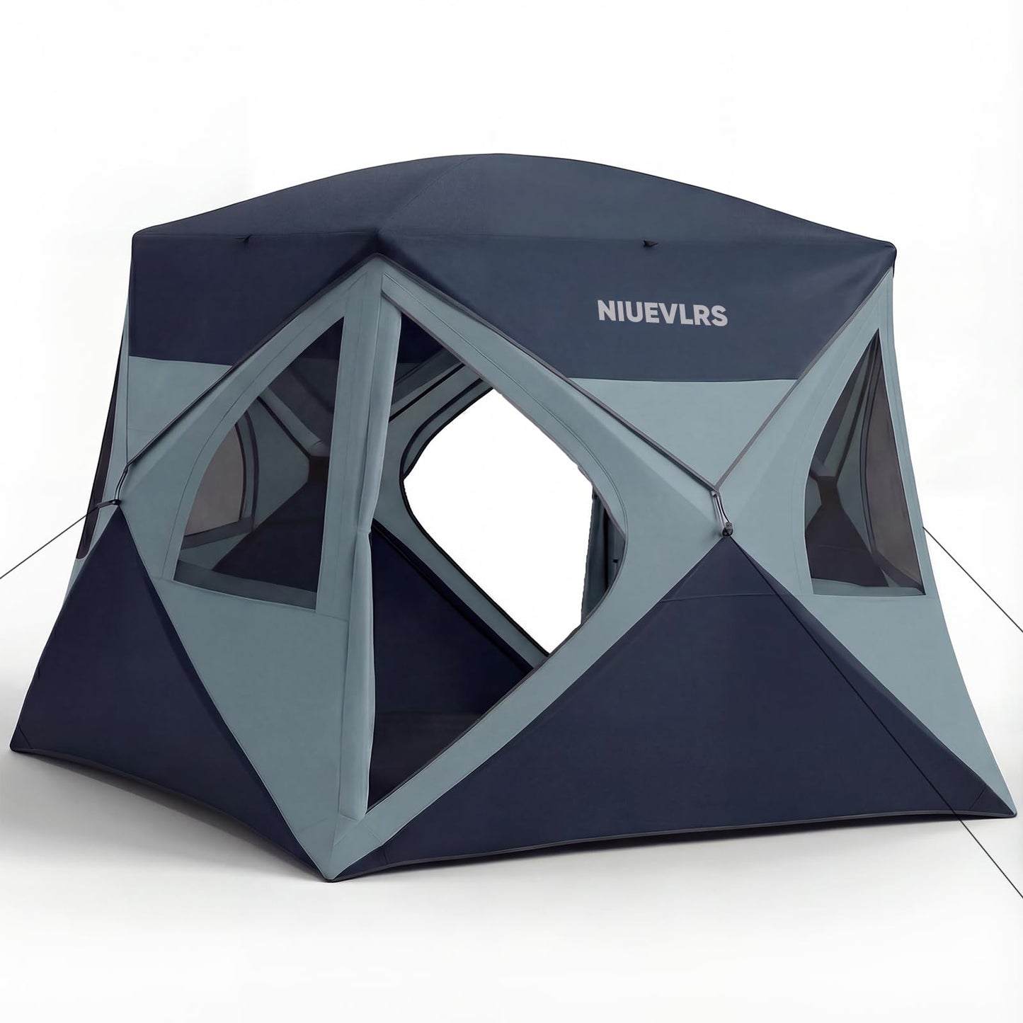 NIUEVLRS Camping Tent 4 Person Pop Up Tents for Camping, Instant Cabin Setup Tent in 60 Seconds Portable Hub Tent with Rainfly & Windproof for Outdoor Camping & Overlanding