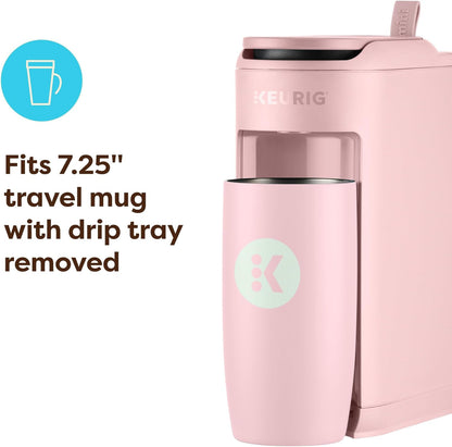 Keurig K-Mini Mate Coffee Maker - Compact Single Serve K-Cup Brewer for Small Spaces | Pink Sands, 12 oz
