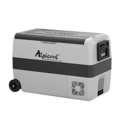 Alpicool T50 Dual Temperature Control 12 Volt Refrigerator 53 Quart Portable Car Fridge Freezer (-4°F~68°F) for Truck, RV, Boat, Camping and Travel