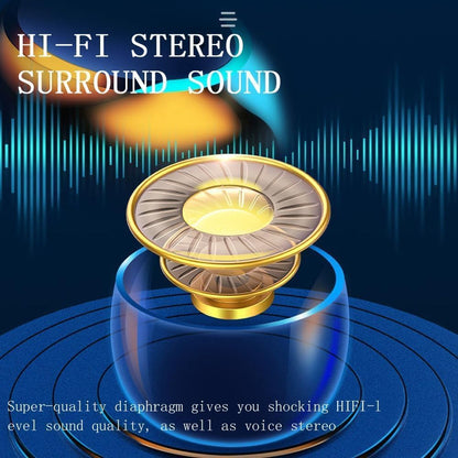 MOYAWSDGN Wireless Earphones, Wireless Earbuds, HiFi Stereo, Bluetooth 5.3 Touch Control Noise Rduction Headphones, Mini Eear Buds Mic in-Ear Headphones IP7 Waterproof Led Display for Smartphone