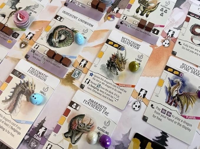 Stonemaier Games: Wyrmspan: Dragon Academy Expansion by Connie Vogelmann | Add to Wyrmspan Strategy Board Game | Discover Fledgling Dragons &amp Train Them for Fun New Abilities | 1-5 Players 120 Mi