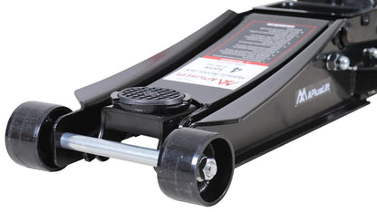 APlusLift FE400B 4 Ton Lower Profile Steel Racing Floor Jack with Dual Pistons Quick Lift Pump for Sport Utility Vehicle, Lifting Range 3-15/16"-21", Black…