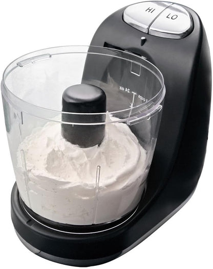 Oster FPSTMC3321 3-Cup Mini Chopper with Whisk, Black
