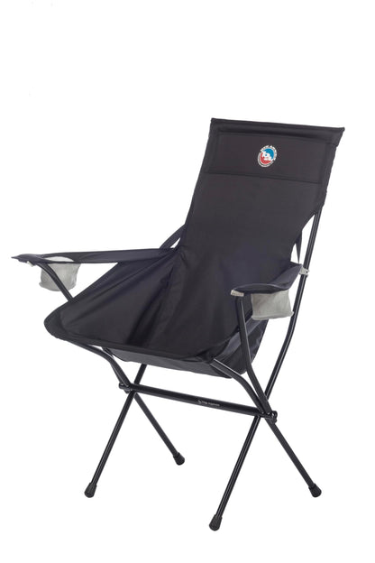 Big Agnes Big Six Armchair - High & Wide Luxury Camp Chair, Black