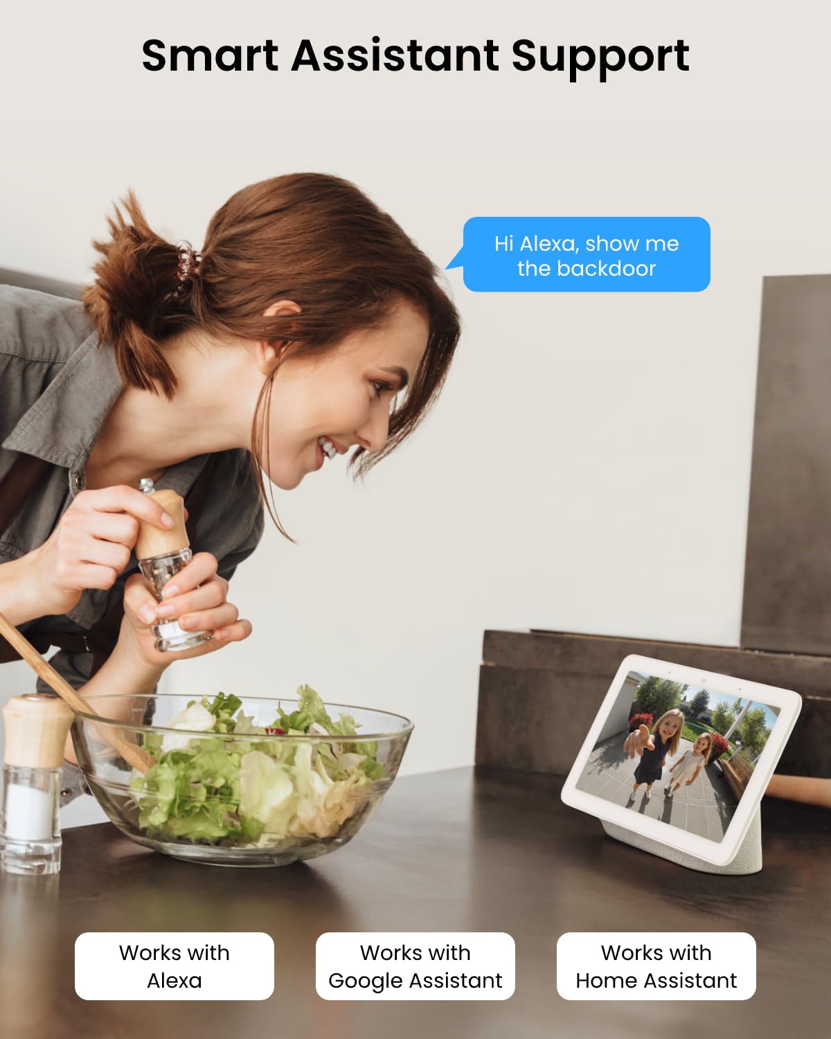 REOLINK Video Doorbell WiFi Camera - Wired 2K Outdoor, 5G&2.4G WiFi, 4:3 Wide View Angle, Smart Detection, Local Storage, No Subscription Front Door Home Security, Customized Reolink Chime