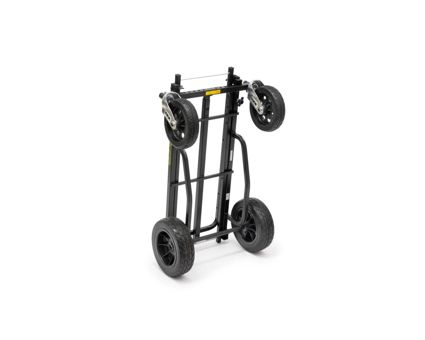 Rock-N-Roller R12STEALTH (All Terrain Stealth) 8-in-1 Folding Multi-Cart/Hand Truck/Dolly/Platform Cart/34" to 52" Telescoping Frame/500 lbs. Load Capacity, Black
