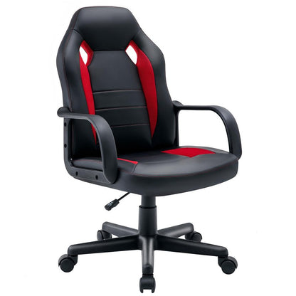 Ergonomic Computer Gaming Chair Home Office Racing Executive Video Task Desk PU Leather for Adults Teens Kids Gamer