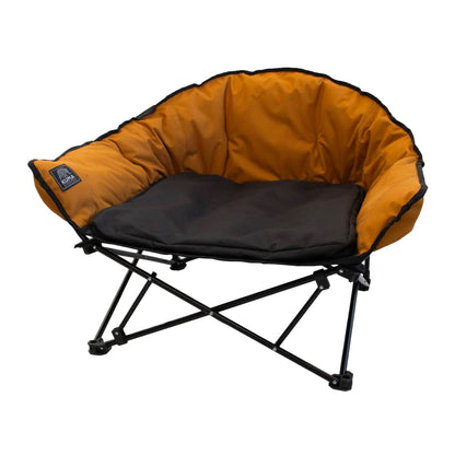Kuma Outdoor Gear Lazy Bear Dog Bed with Carry Bag, Ultimate Portable Luxury Outdoor Dog Bed for Camping, Glamping & Outdoor Adventures (Sierra/Black)