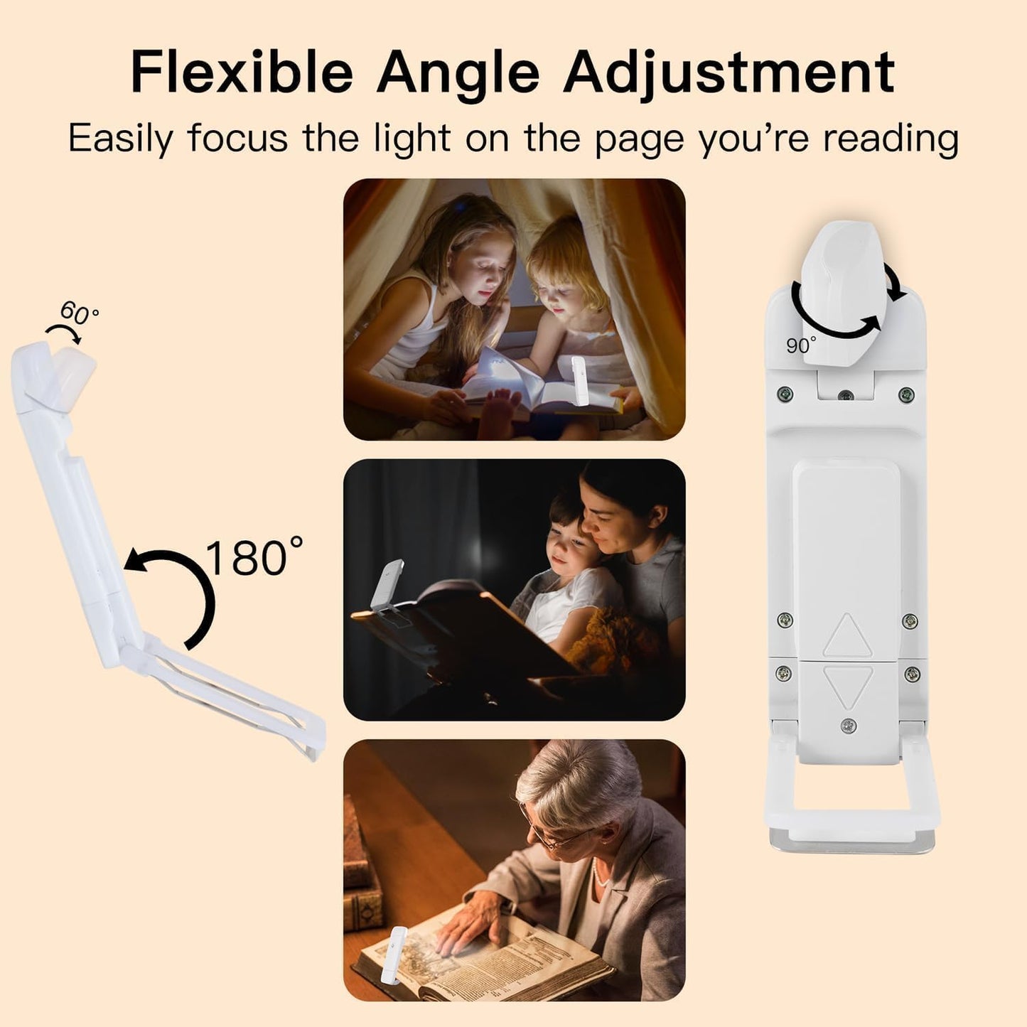 KunHe 30 Pack USB Rechargeable Book Lights Bulk for Reading at Night in Bed Reading Lights Bulk LED Reading Lights with Clip for Kids & Adults Bulk Christmas Gift for Man Woman Book Lovers