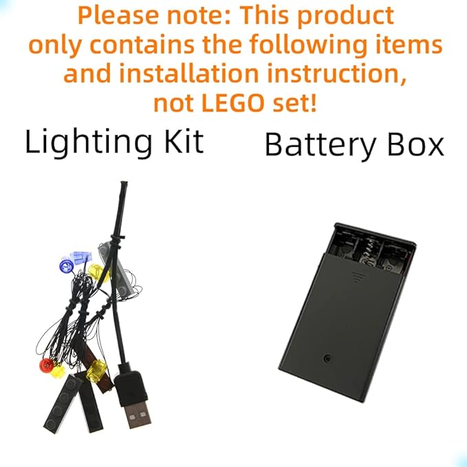 LED Light Kit Compatible with Lego The Lighthouse of Darkness - Lighting Set for Hidden Side 70431 Building Model (Model Set Not Included)