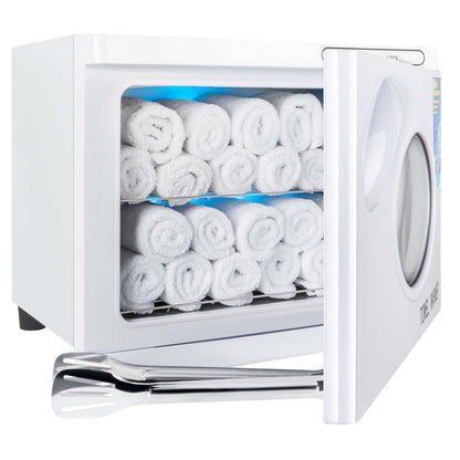 Small Hot Towel Warmer for Spa Home Salon Esthetician 2-in-1 5L Mini Personal Hot Towel Cabinet Towel Warmers Spa, Fast Heating Towel Heater Towel Steamer for Facials…