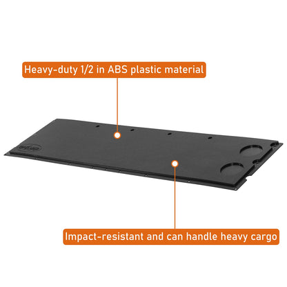 Hooke Road Tacoma Flat Tailgate Cover Panel Table Plate Pad for 2005-2023 Toyota Tacoma 2nd 3rd Gen, Tail Gate Camping Cutting Board - Black