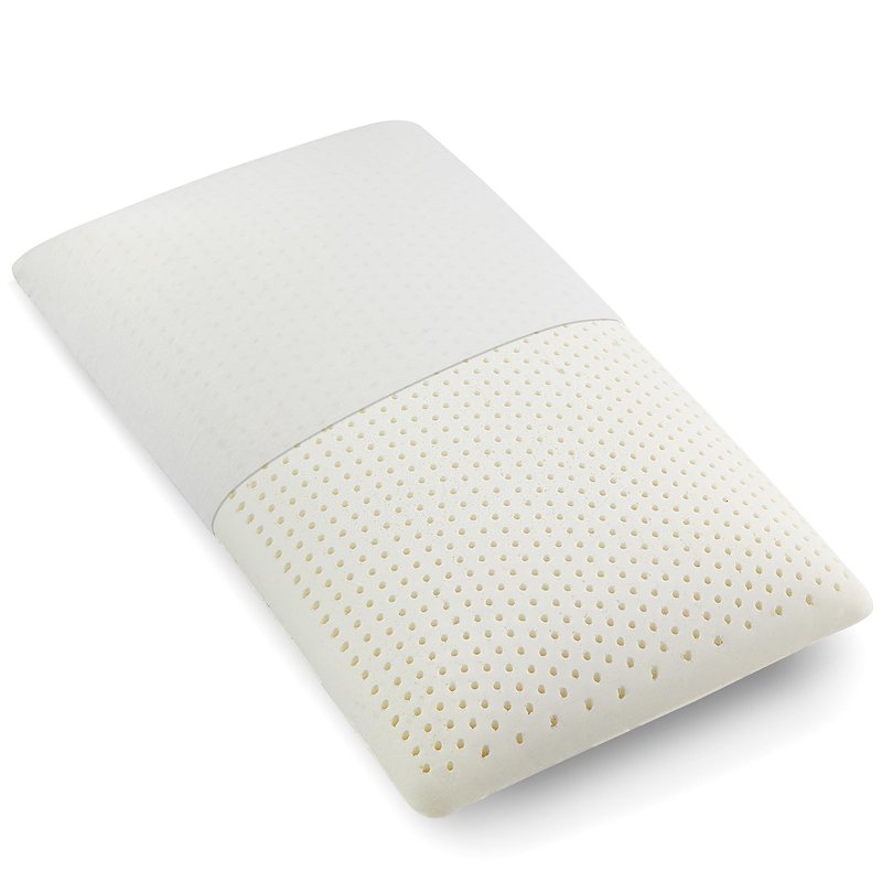 ZKSIAMT Latex Pillow, 100% Natural Talalay Latex Pillow with Removable Breathable Cotton Cover, Luxurious Queen Size Soft Bed Pillow for Side Back and Stomach Sleepers, Help Release Neck Pressure