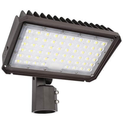 kadision 200W LED Flood Light with Dusk-to-Dawn Photocell, 200W/150W/100W Adjustable 26000lm 5000K 100-277V IP65 Waterproof, Slip Fitter Mount LED Parking Lot Light, ETL Listed