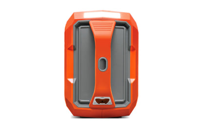 ECOXGEAR Defender: Outdoor Portable Bluetooth Speaker, 121dB Massive Sound, Waterproof and Drop Proof, with LED Party Lights, Pair up to 100, 25+ Hours Playtime (Blaze Orange)