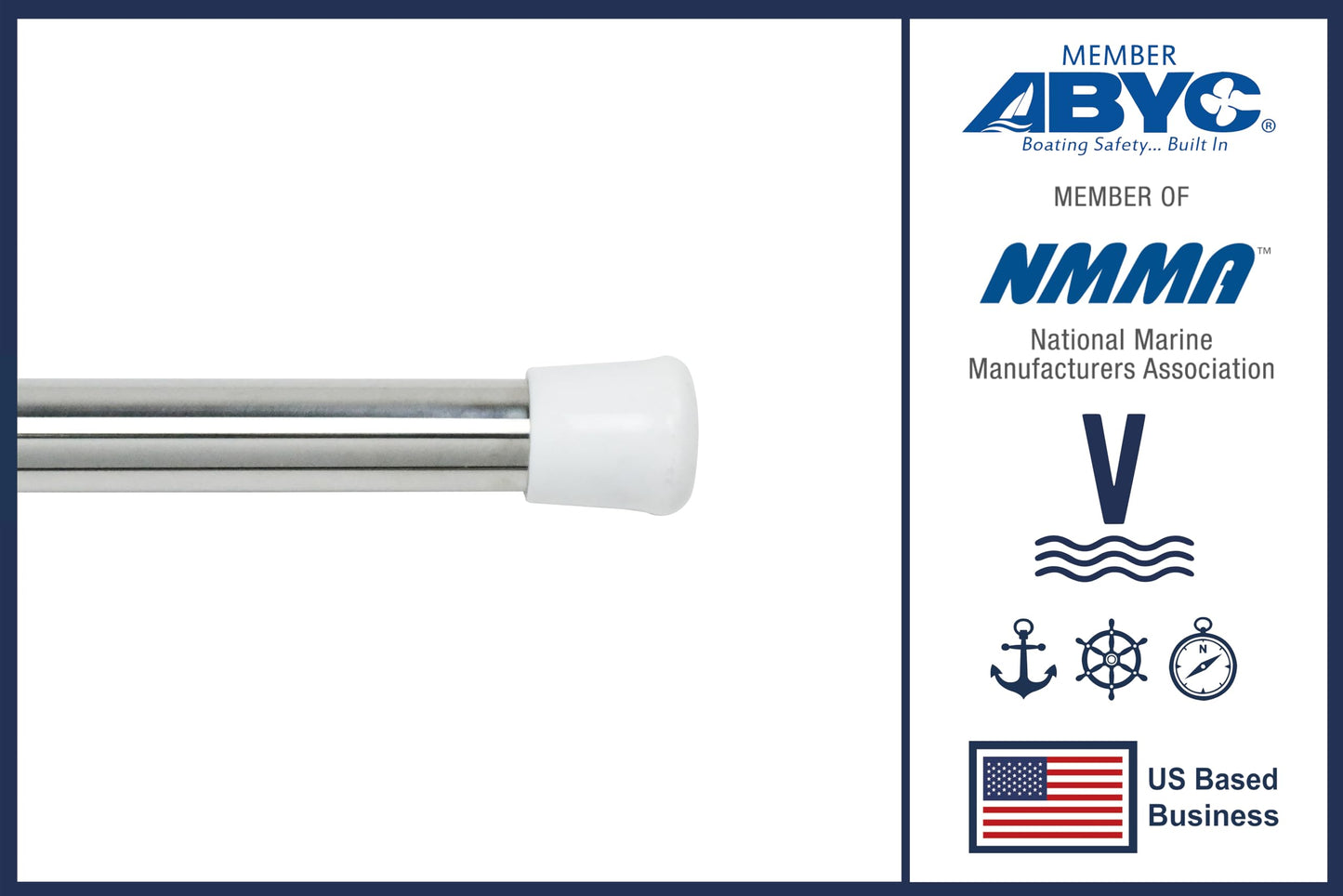 Vinland Marine 36" Seat Support Swing Leg for Foldable Boat Bench Seat 304 Stainless Steel, boat seat stand, jon boat, pontoon