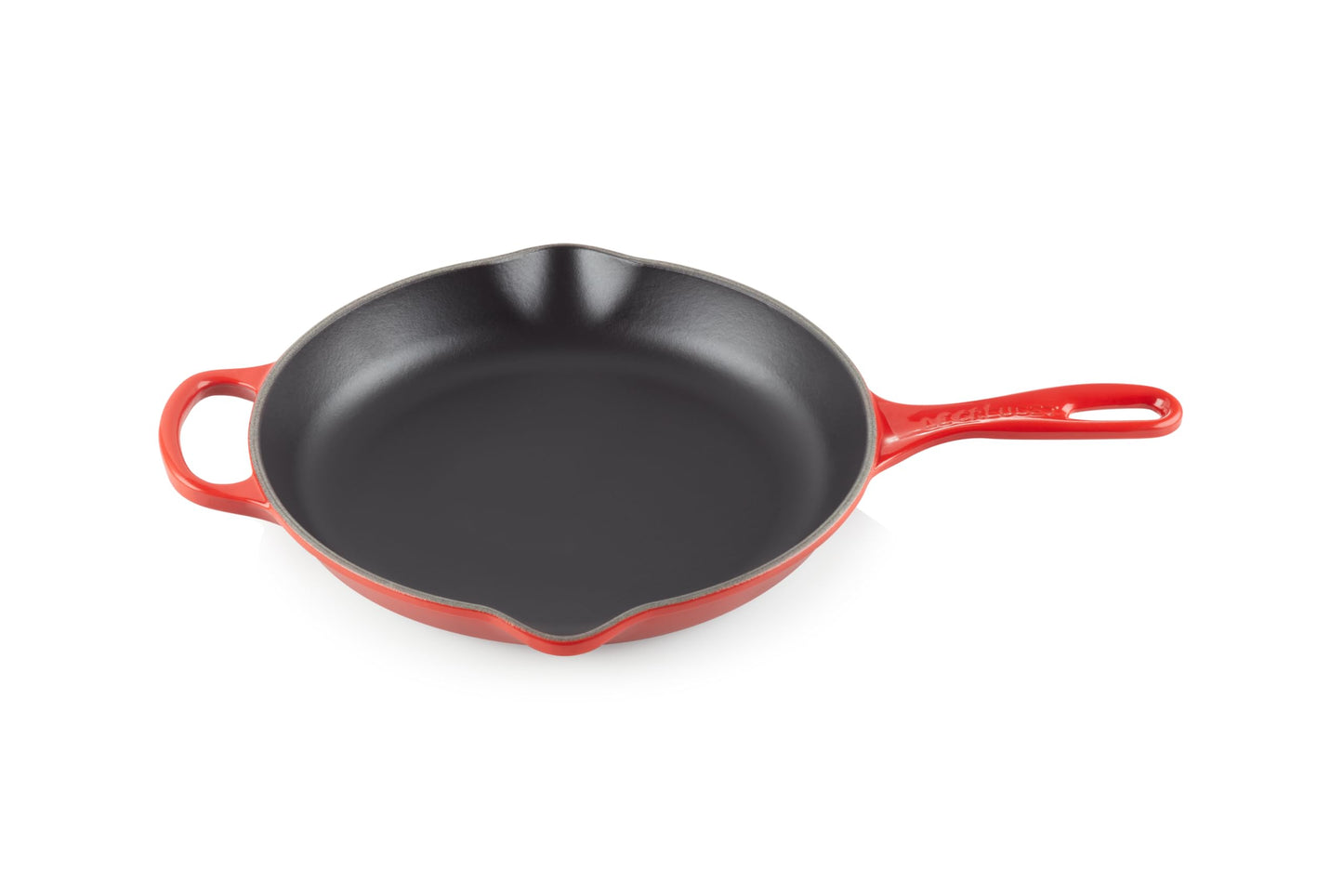 Le Creuset Enameled Cast Iron Signature Round Skillet, 10.25", Cerise