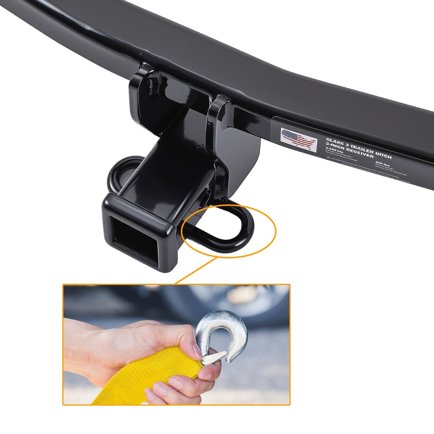 2” Receiver Trailer Hitch Compatible with Legacy & Outback 2020–2025 | Class 3 | 3,500 lbs Towing Capacity | Easy Bolt-On Install