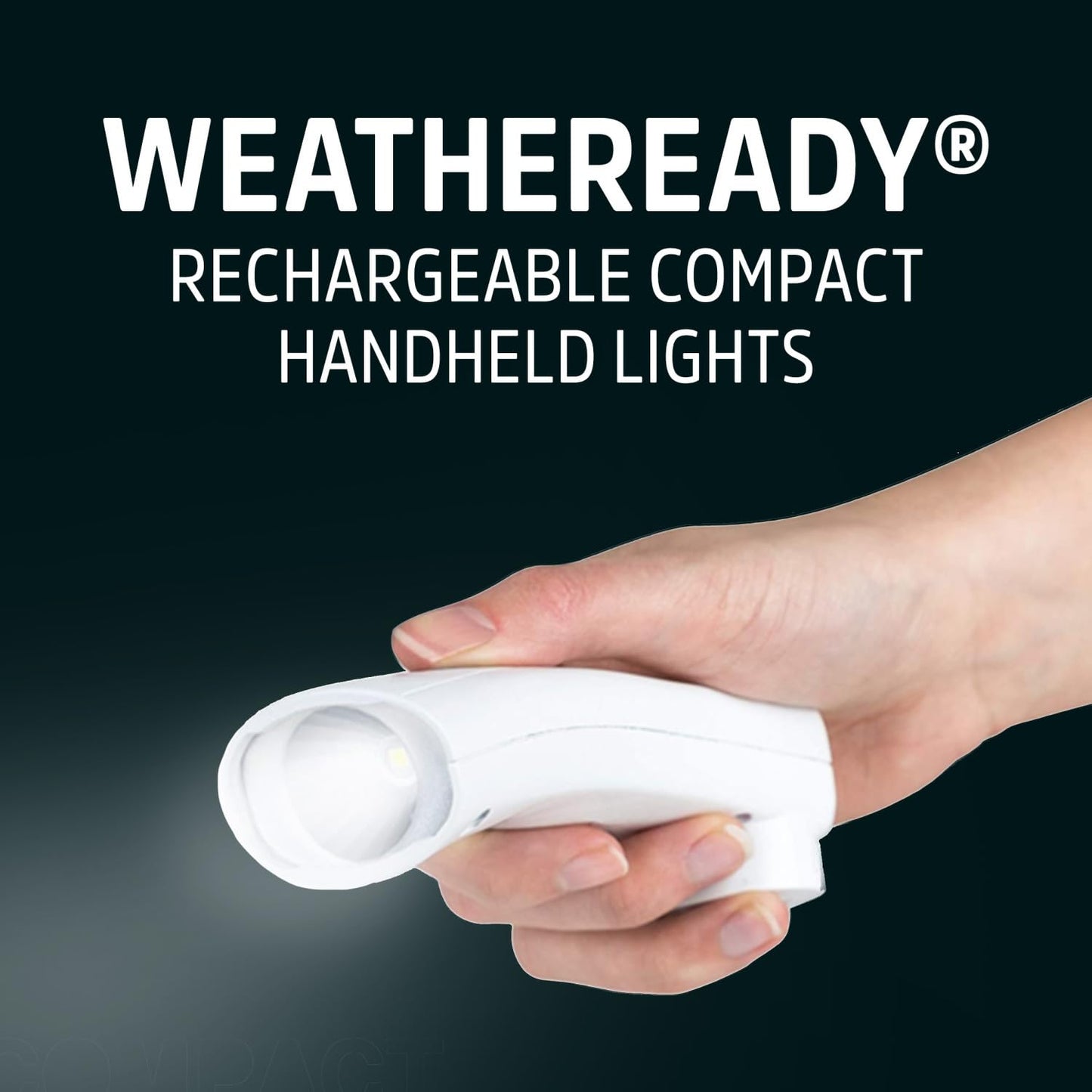 Energizer Auto-On LED Flashlights Rechargeable for Home Power Failure, Plug in LED Flashlight for Power Outage, Night Light, Hurricane Preparedness (Pack of 12)
