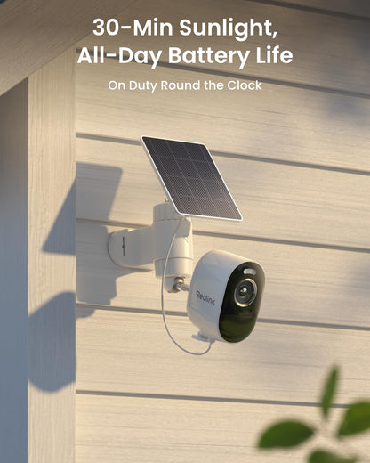 REOLINK Home Hub mini with 4X Argus 3 Pro+Solar Panel, Solar Security Cameras Wireless Outdoor, 2.4/5 GHz WiFi, Solar/Battery Powered, Smart Detection, Motion Recording, No Monthly Fee