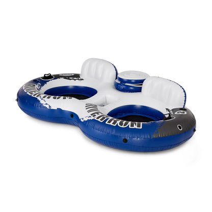 Intex River Run II 2-Person Water Tube w/Cooler and Connectors (3 Pack) 58837EP