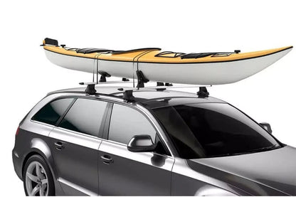 Thule DockGlide - Carries Kayaks up to 36" Wide - Fits All Hull Shapes - Kayak roof Rack - One-Person Easy Loading - 75lb Weight Capacity