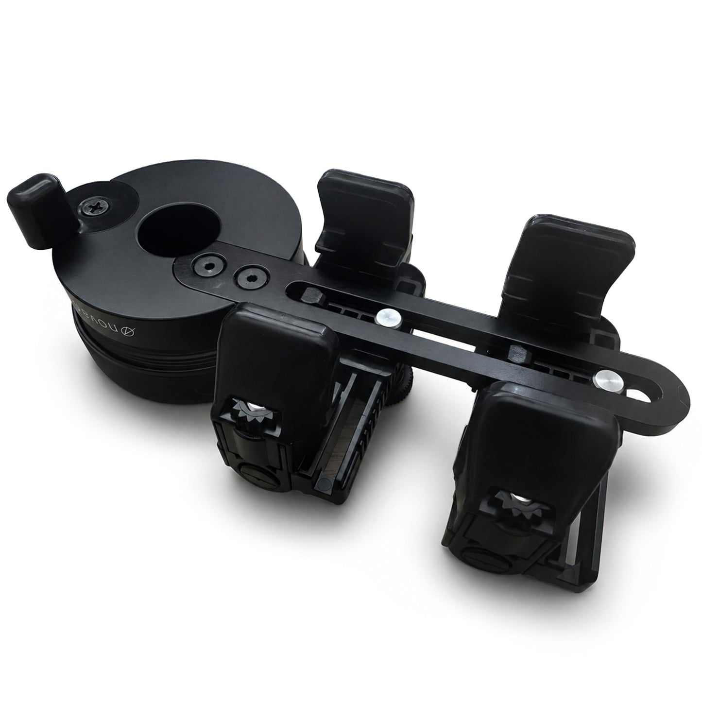 Novagrade Universal Spotting Scope Phone Adapter - Double Grip Telescope Phone Mount for Digiscope Photography & Binoculars Mount for iPhone that Fits Almost all Smartphones on the Market, Made in USA