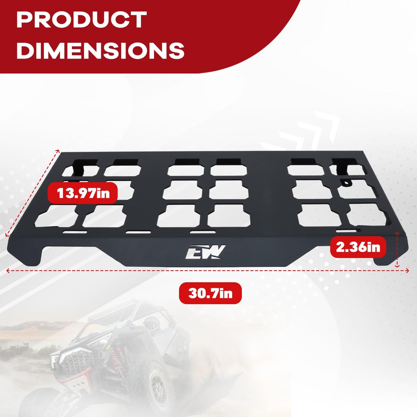 ELITEWILL Offroad Packout Mount Fit for Milwaukee Packout Compatible with Honda Talon 1000 UTV