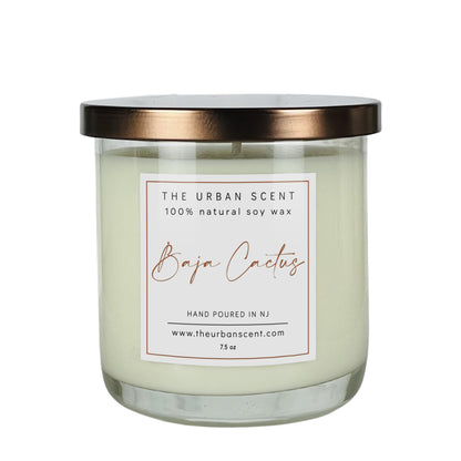 Baja Cactus Blossom Candle | Scented Soy Candle for Home| 7.5 oz, 45 Hour Burn Time, Made in The USA