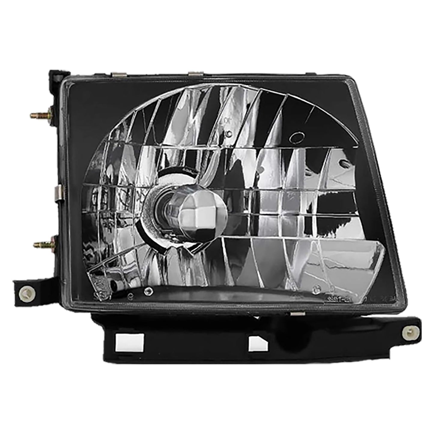 ATOMTEC Headlights Assembly Fit For 1997 1998 1999 2000 Toyota Tacoma Black Housing W/Bulb Passenger and Driver Side TO2503120 TO2502120 8111004090 8115004090