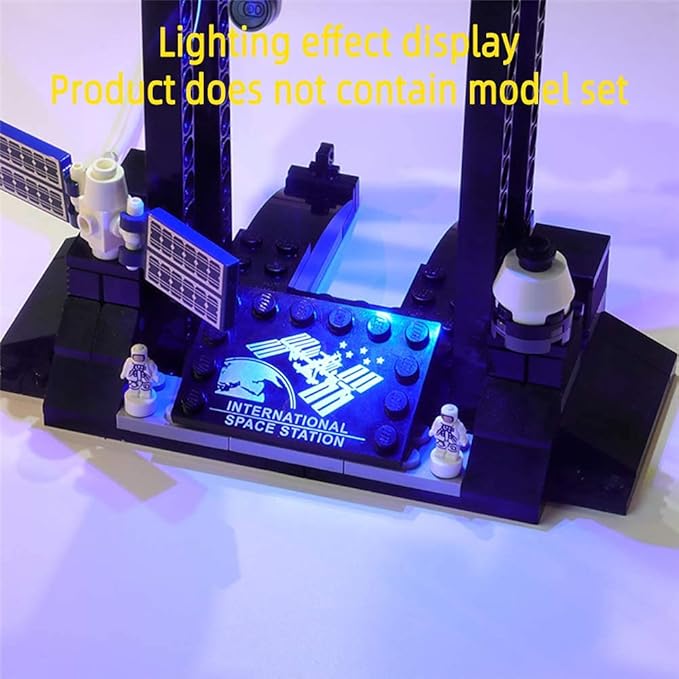 LED Light Kit for International Space Station - Compatible with Lego Ideas 21321 Building Blocks Model (Model Set Not Included)