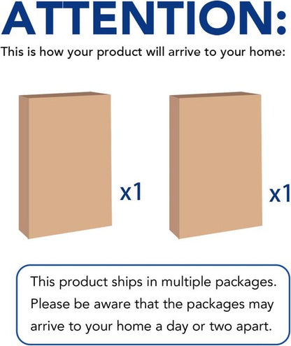FLEXIMOUNTS Overhead Garage Storage Rack - Adjustable Ceiling Design | 3x6 ft, 900 lbs Capacity, White