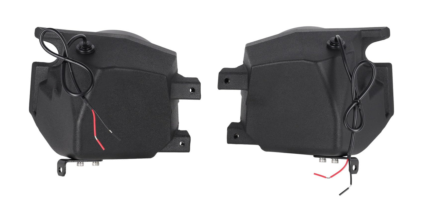 Rockville RockZR v2 2014-2023 Polaris RZR Front Kick Panel 6.5" Speaker Pods - Fits RZR and XP Models