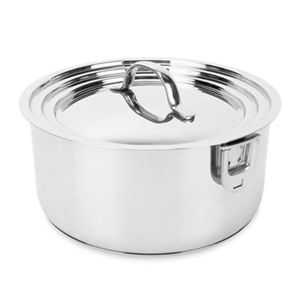 Camco Mfg 43921 Cookware 10 Pc Set Nesting Stainless Steel
