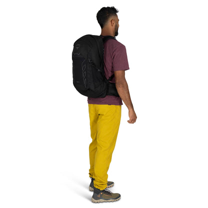 Osprey Talon 22L Men's Lightweight Hiking Backpack - Small Daypack for Travel & Camping, Black/Coal Grey