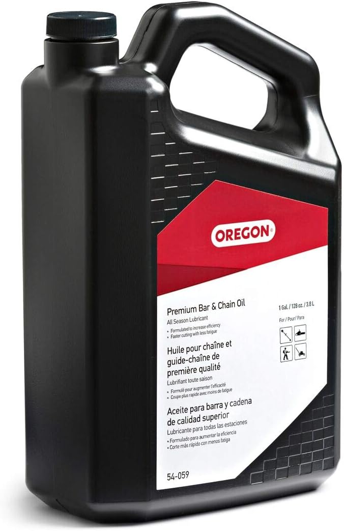 Oregon 54-059 Premium Chainsaw Bar and Chain Oil - 1 Gallon (128 fl. oz / 4500 ml)