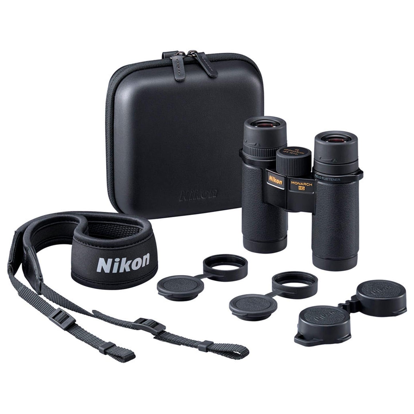 Nikon Monarch HG 10x30mm Binocular - Wide Field of View, Multicoated Optics, High-Definition Viewing - Lightweight Waterproof Fogproof Outdoor Nature Observation Binoculars (16576)