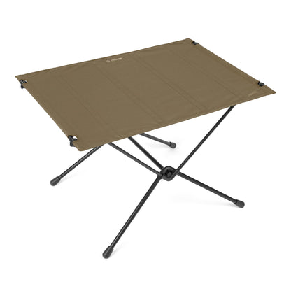 Helinox Table One Hard Top Lightweight, Collapsible, Portable, Outdoor Camping Table, Large - 29.5 x 22.5 Inches, Coyote Tan