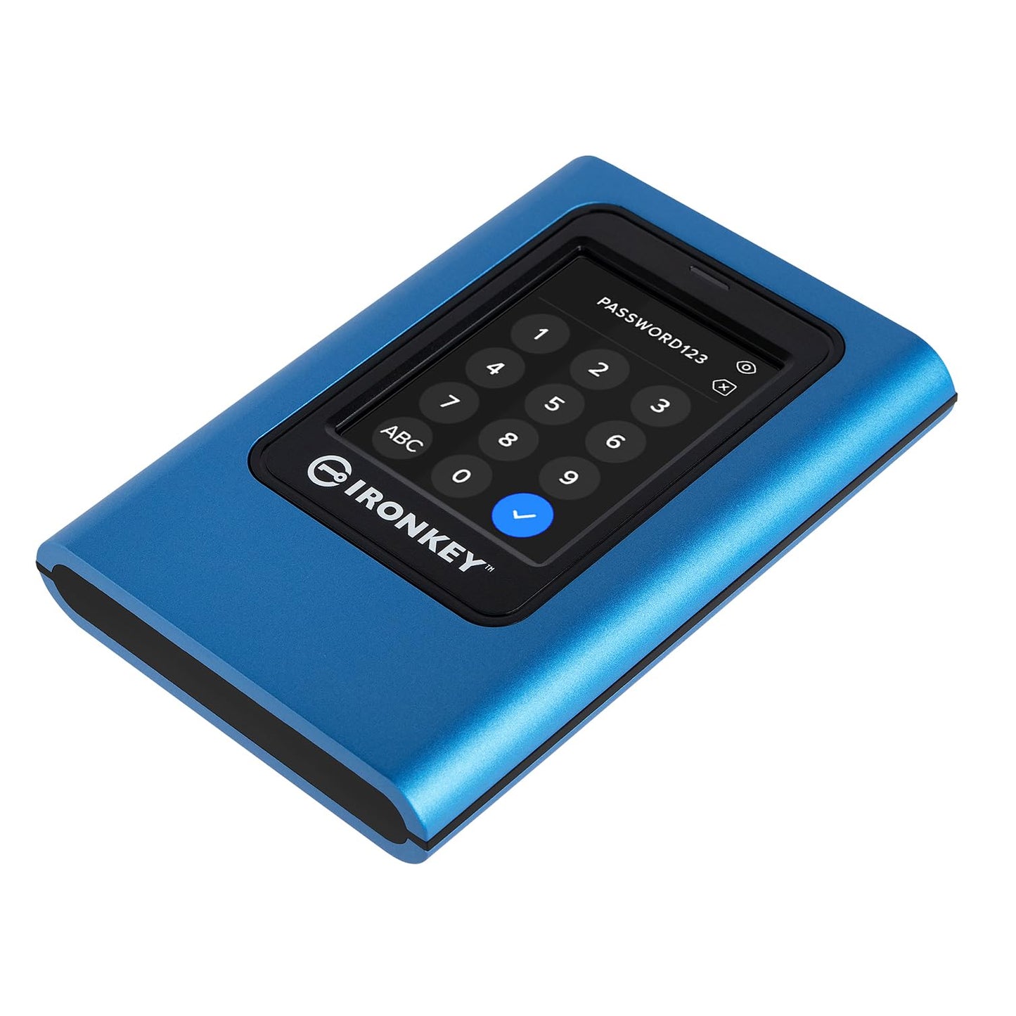 Kingston IronKey Vault Privacy 80 960GB External SSD | FIPS 197 | XTS-AES 256GB Encrypted | Touch Screen PIN | Secure Data Protection | IKVP80ES/960G