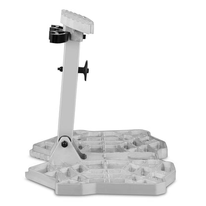 QOGIR Saddle Hunting Platform, Reliable Tree Saddle Platform with Non-Slip Ridge Grips, Lightweight Cast Aluminum Construction, Fully Adjustable Silent Platform, 16.1"x12.2" Hunting Platform