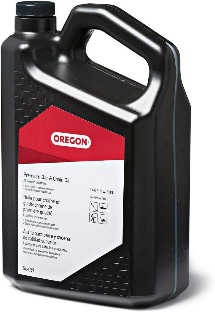 Oregon 54-059 Premium Chainsaw Bar and Chain Oil - 1 Gallon (128 fl. oz / 4500 ml)