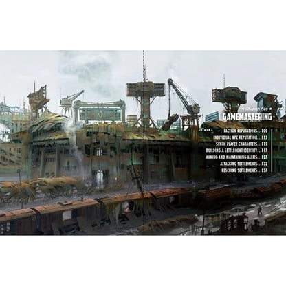 Modiphius: Fallout: The Roleplaying Game Settler's Guide Book - Expansion Hardcover RPG Book Content for Players &amp Gamemasters 192 Pages
